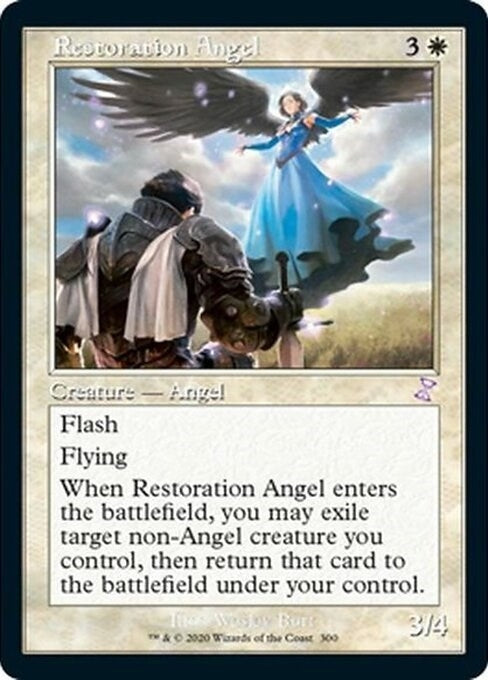 Image for Restoration Angel (300) [Time Spiral: Remastered] - Magic: The Gathering
