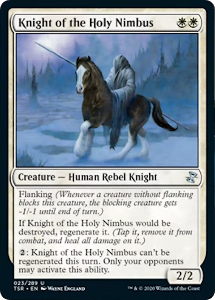 Image for Knight of the Holy Nimbus (23) [Time Spiral: Remastered] - Magic: The Gathering