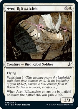 Image for Aven Riftwatcher (6) [Time Spiral: Remastered] - Magic: The Gathering