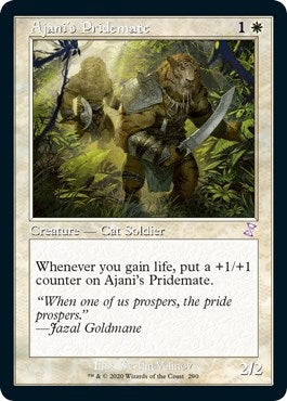 Image for Ajani's Pridemate (290) [Time Spiral: Remastered] - Magic: The Gathering