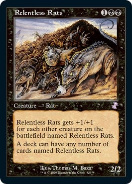 Image for Relentless Rats (329) [Time Spiral: Remastered] - Magic: The Gathering