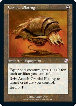 Image for Cranial Plating (392) [Time Spiral: Remastered] - Magic: The Gathering