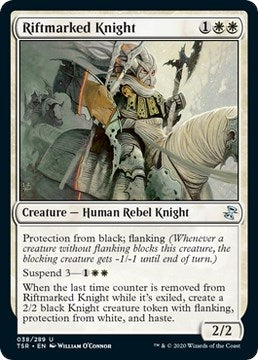 Image for Riftmarked Knight (38) [Time Spiral: Remastered] - Magic: The Gathering