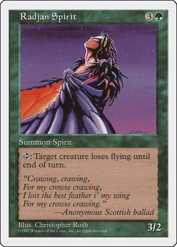 Image for Radjan Spirit [Fifth Edition] - Magic: The Gathering