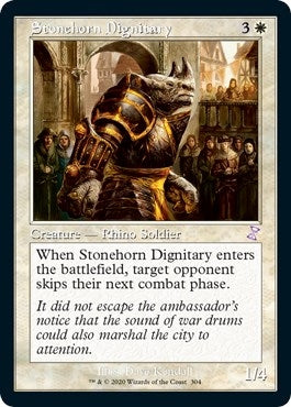 Image for Stonehorn Dignitary (304) [Time Spiral: Remastered] - Magic: The Gathering