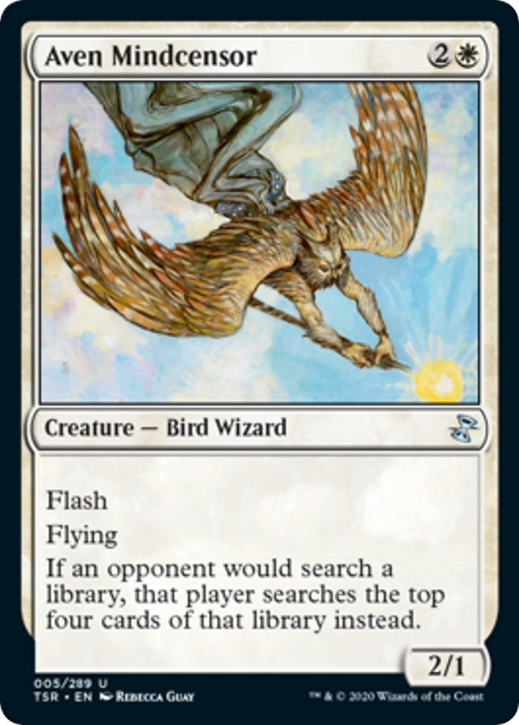 Image for Aven Mindcensor (5) [Time Spiral: Remastered] - Magic: The Gathering