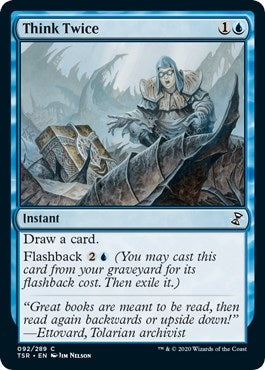 Image for Think Twice (92) [Time Spiral: Remastered] - Magic: The Gathering