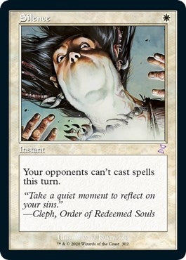 Image for Silence (302) [Time Spiral: Remastered] - Magic: The Gathering