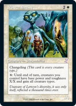 Image for Mirror Entity (297) [Time Spiral: Remastered] - Magic: The Gathering