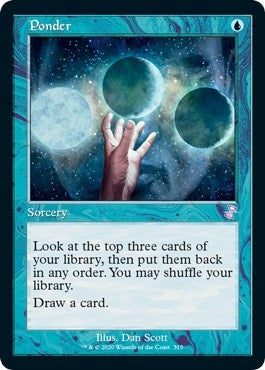 Image for Ponder (315) [Time Spiral: Remastered] - Magic: The Gathering