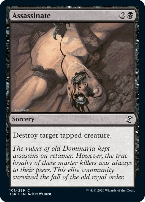 Image for Assassinate (101) [Time Spiral: Remastered] - Magic: The Gathering