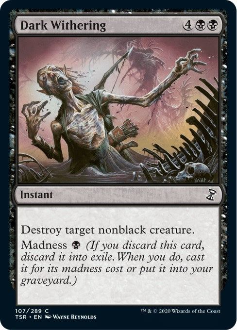 Image for Dark Withering (107) [Time Spiral: Remastered] - Magic: The Gathering