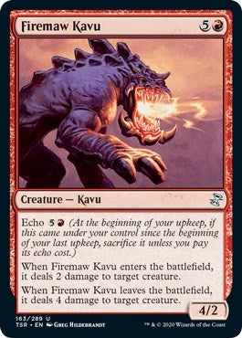 Image for Firemaw Kavu (163) [Time Spiral: Remastered] - Magic: The Gathering
