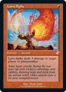Image for Lava Spike (347) [Time Spiral: Remastered] - Magic: The Gathering