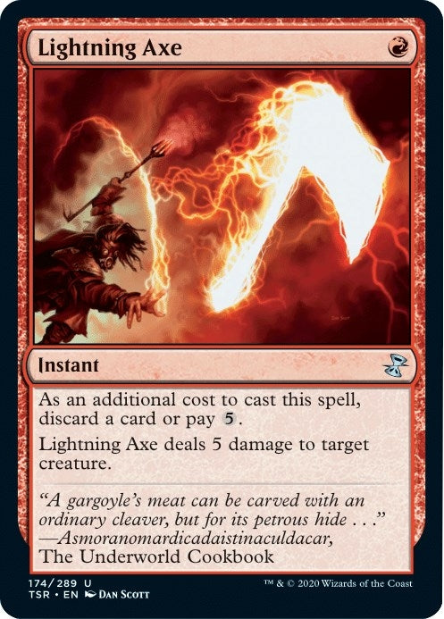 Image for Lightning Axe (174) [Time Spiral: Remastered] - Magic: The Gathering