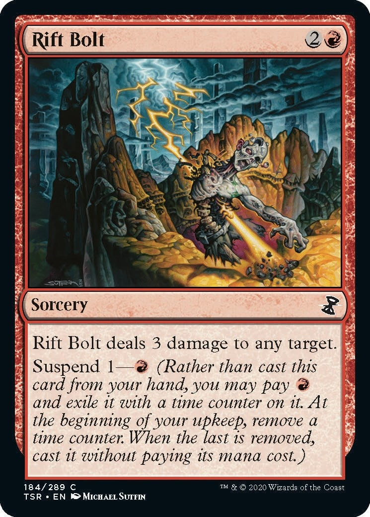 Image for Rift Bolt (184) [Time Spiral: Remastered] - Magic: The Gathering