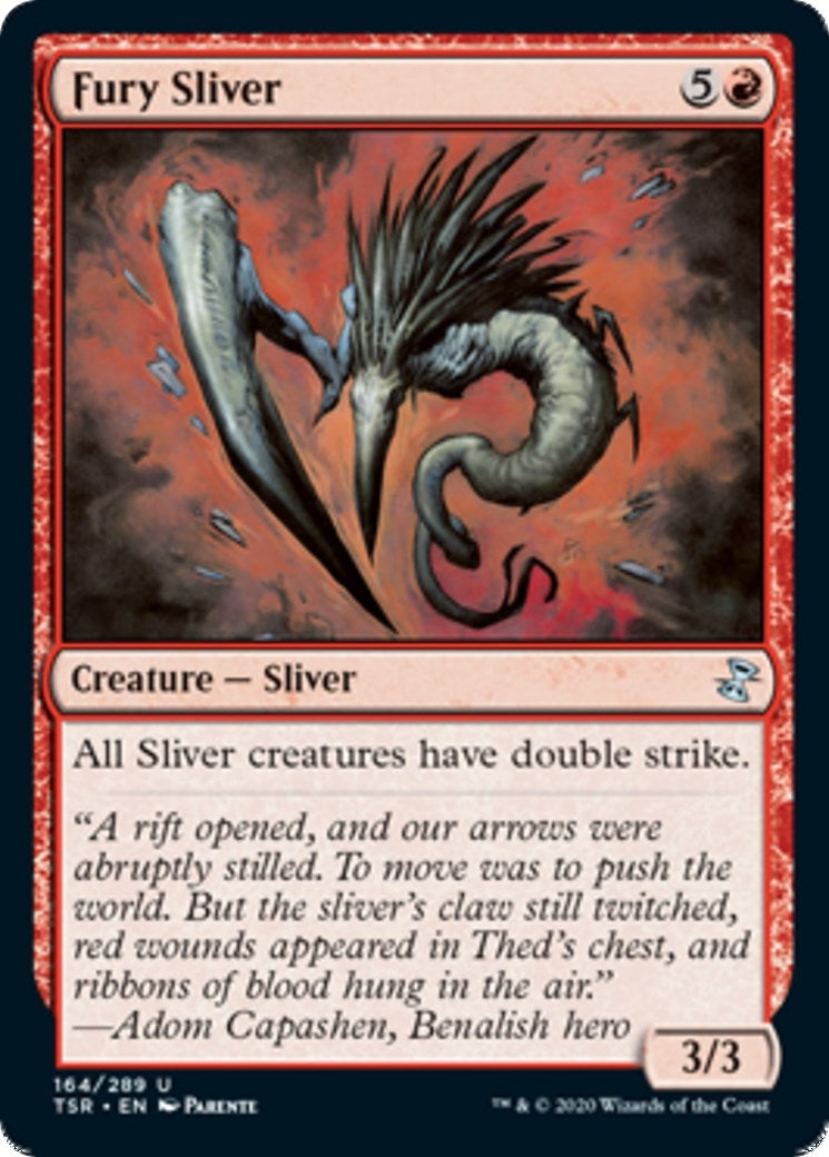 Image for Fury Sliver (164) [Time Spiral: Remastered] - Magic: The Gathering