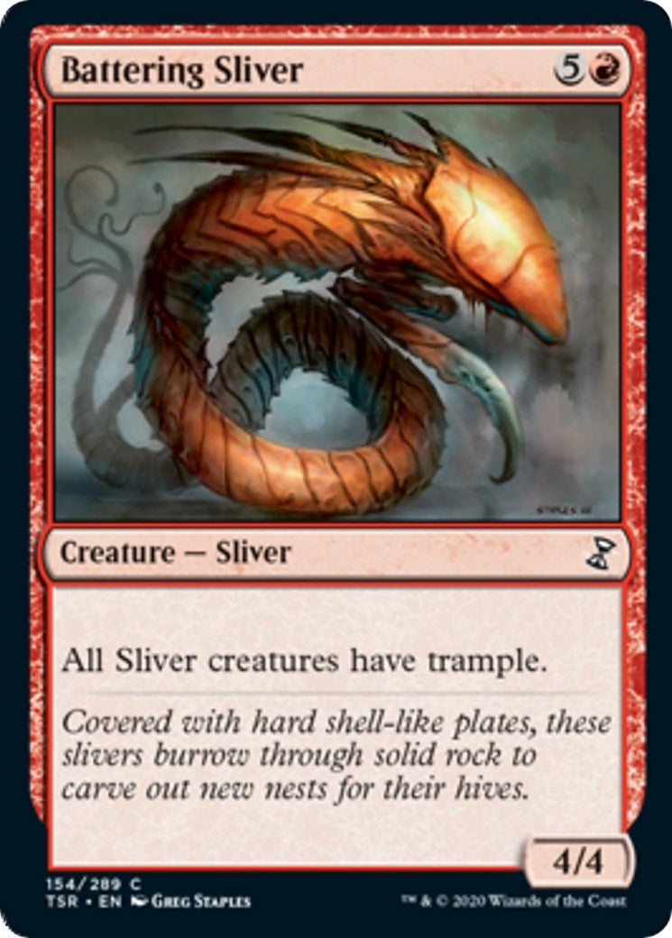 Image for Battering Sliver (154) [Time Spiral: Remastered] - Magic: The Gathering