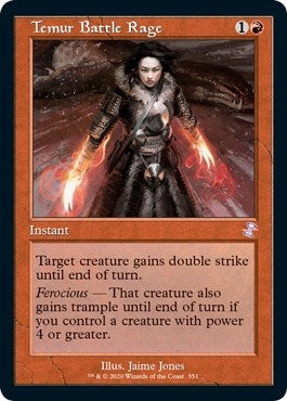 Image for Temur Battle Rage (351) [Time Spiral: Remastered] - Magic: The Gathering