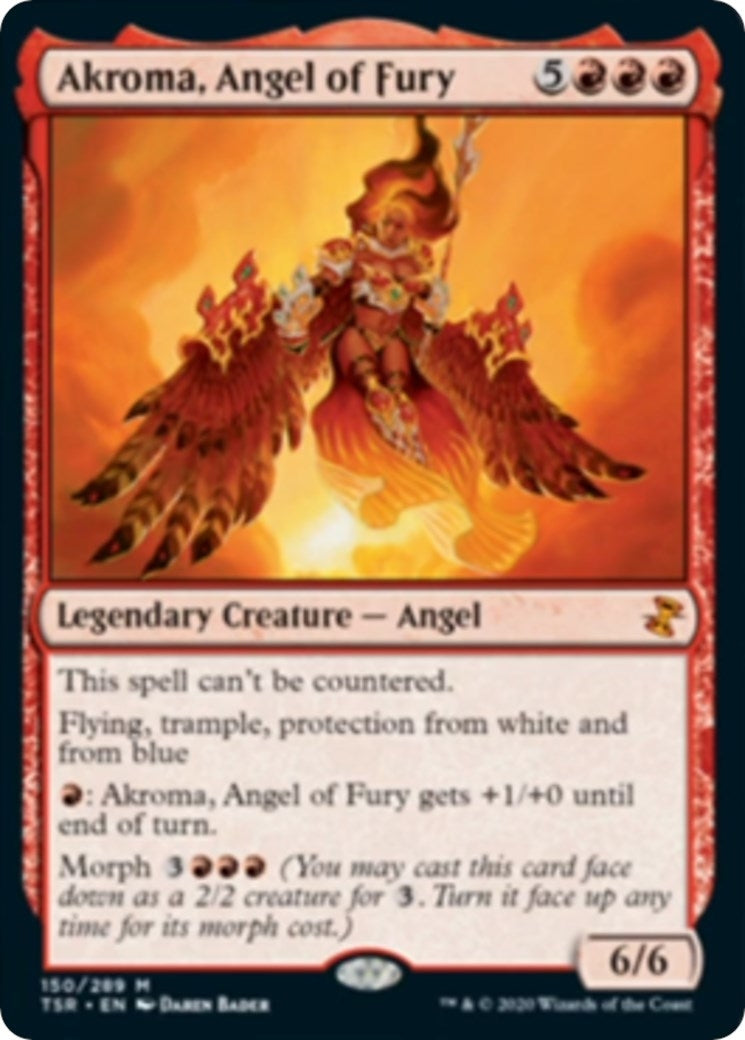 Image for Akroma, Angel of Fury (150) [Time Spiral: Remastered] - Magic: The Gathering