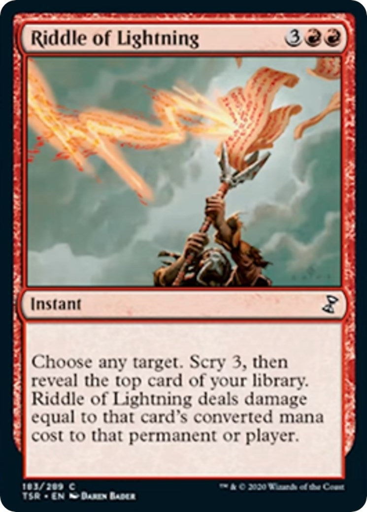 Image for Riddle of Lightning (183) [Time Spiral: Remastered] - Magic: The Gathering