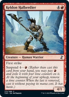 Image for Keldon Halberdier (173) [Time Spiral: Remastered] - Magic: The Gathering