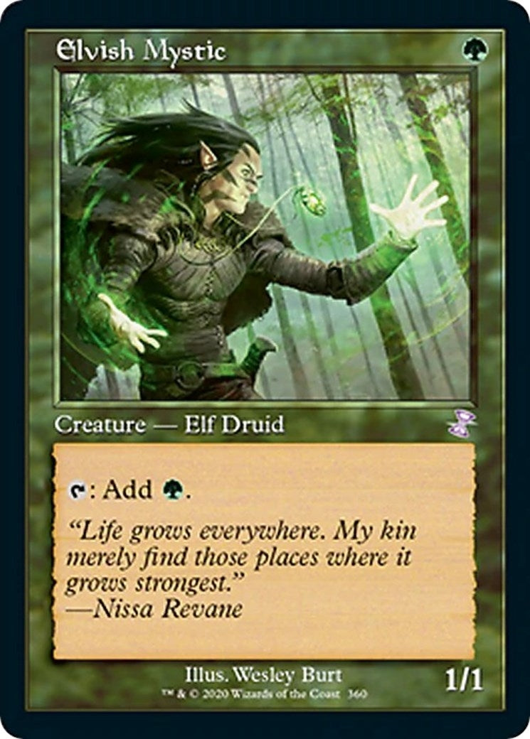Image for Elvish Mystic (360) [Time Spiral: Remastered] - Magic: The Gathering