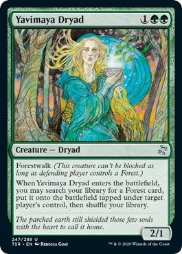 Image for Yavimaya Dryad (247) [Time Spiral: Remastered] - Magic: The Gathering