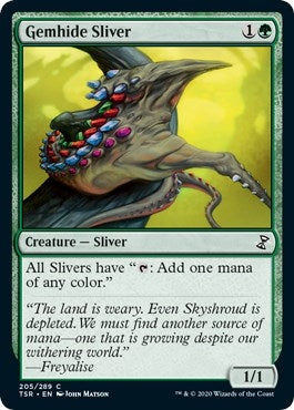 Image for Gemhide Sliver (205) [Time Spiral: Remastered] - Magic: The Gathering