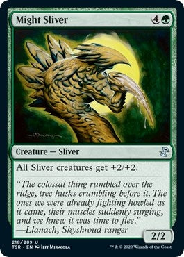 Image for Might Sliver (218) [Time Spiral: Remastered] - Magic: The Gathering