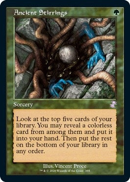 Image for Ancient Stirrings (355) [Time Spiral: Remastered] - Magic: The Gathering