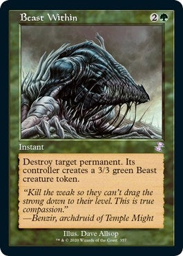 Image for Beast Within (357) [Time Spiral: Remastered] - Magic: The Gathering