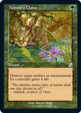 Image for Nature's Claim (364) [Time Spiral: Remastered] - Magic: The Gathering