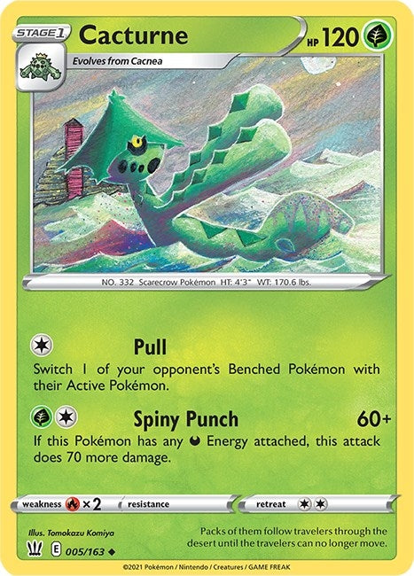 Image for Cacturne (005/163) [SWSH05: Battle Styles] - Pokemon