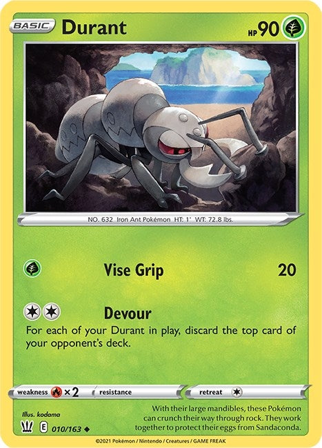Image for Durant (010/163) [SWSH05: Battle Styles] - Pokemon