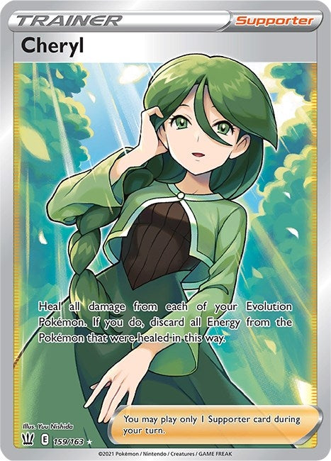 Image for Cheryl (Full Art) (159/163) [SWSH05: Battle Styles] - Pokemon