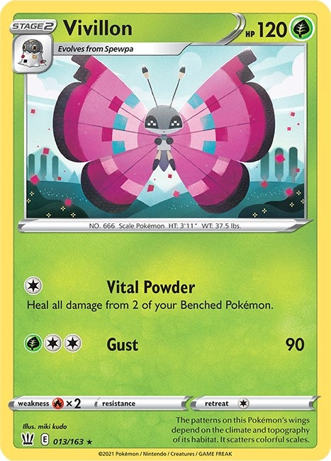 Vivillon (013/163) [SWSH05: Battle Styles]
