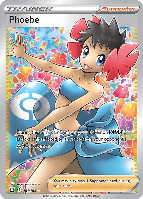 Image for Phoebe (Full Art) (161/163) [SWSH05: Battle Styles] - Pokemon