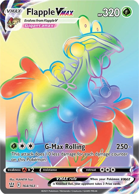 Image for Flapple VMAX (Secret) (164/163) [SWSH05: Battle Styles] - Pokemon