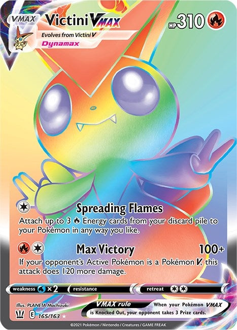 Image for Victini VMAX (Secret) (165/163) [SWSH05: Battle Styles] - Pokemon