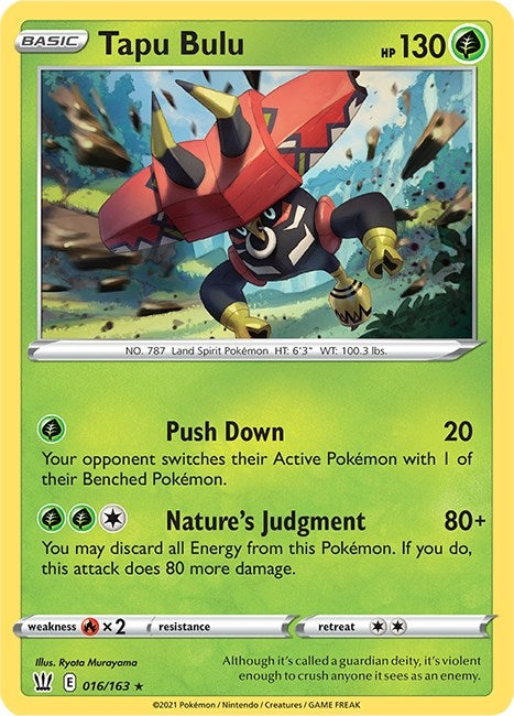 Image for Tapu Bulu (016/163) [SWSH05: Battle Styles] - Pokemon