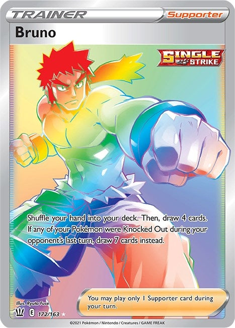 Image for Bruno (Secret) (172/163) [SWSH05: Battle Styles] - Pokemon