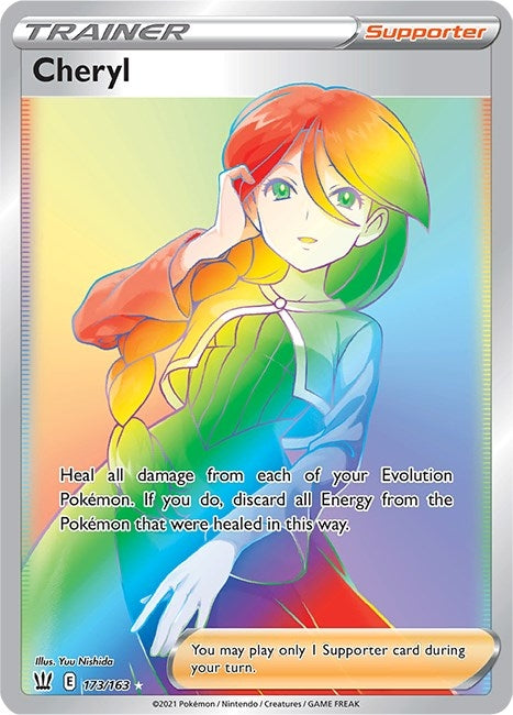 Image for Cheryl (Secret) (173/163) [SWSH05: Battle Styles] - Pokemon