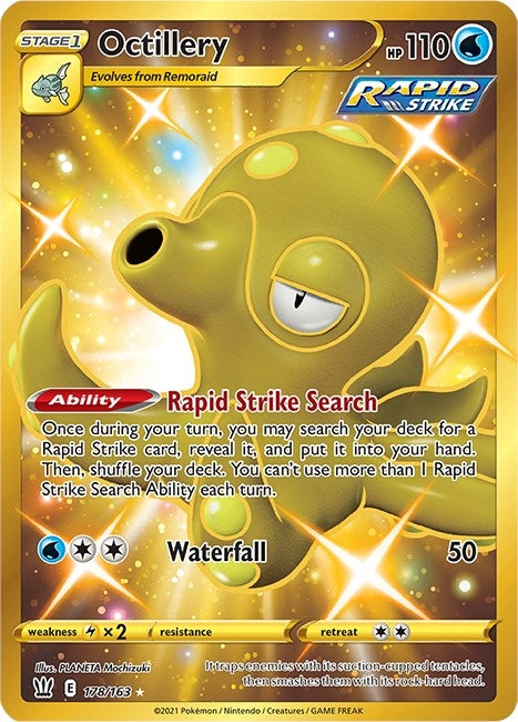 Image for Octillery (Secret) (178/163) [SWSH05: Battle Styles] - Pokemon