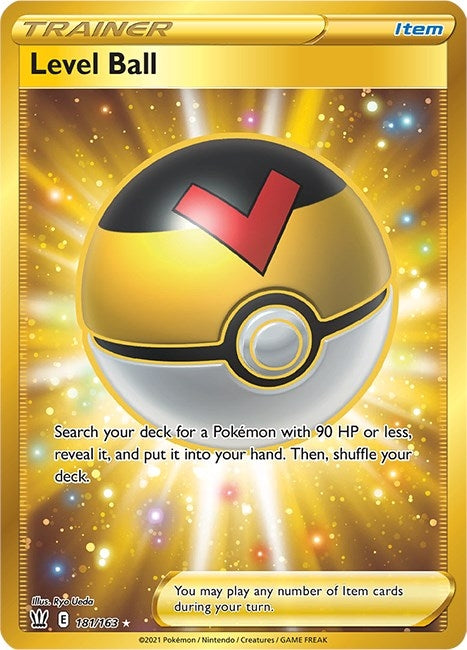 Image for Level Ball (Secret) (181/163) [SWSH05: Battle Styles] - Pokemon