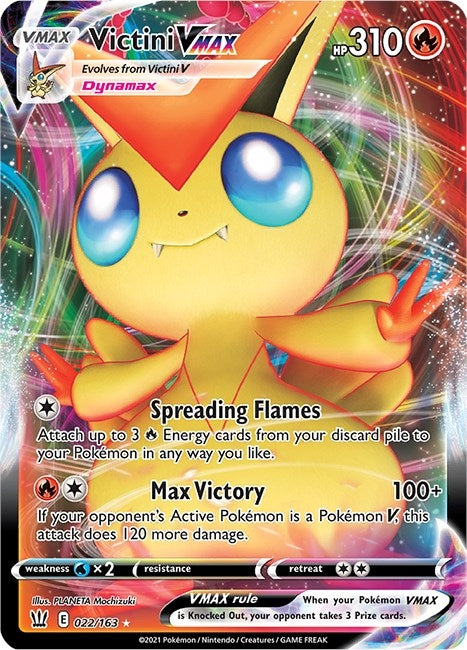 Image for Victini VMAX (022/163) [SWSH05: Battle Styles] - Pokemon