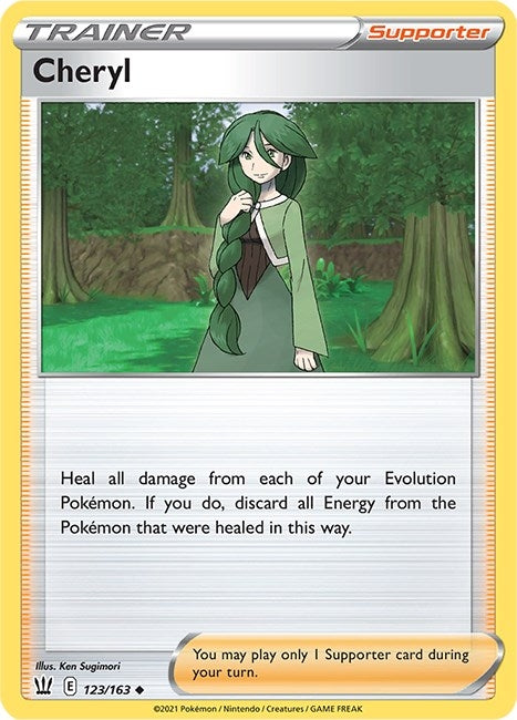 Image for Cheryl (123/163) [SWSH05: Battle Styles] - Pokemon