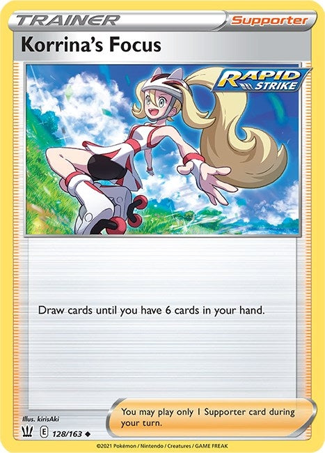 Image for Korrina's Focus (128/163) [SWSH05: Battle Styles] - Pokemon