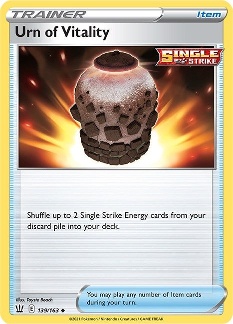 Image for Urn of Vitality (139/163) [SWSH05: Battle Styles] - Pokemon