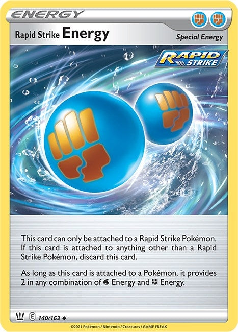 Image for Rapid Strike Energy (140/163) [SWSH05: Battle Styles] - Pokemon